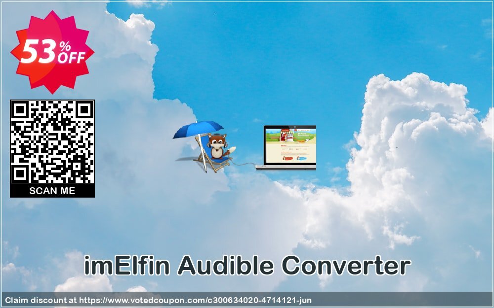 imElfin Audible Converter Coupon, discount Audible Converter for Win Big discounts code 2024. Promotion: Big discounts code of Audible Converter for Win 2024