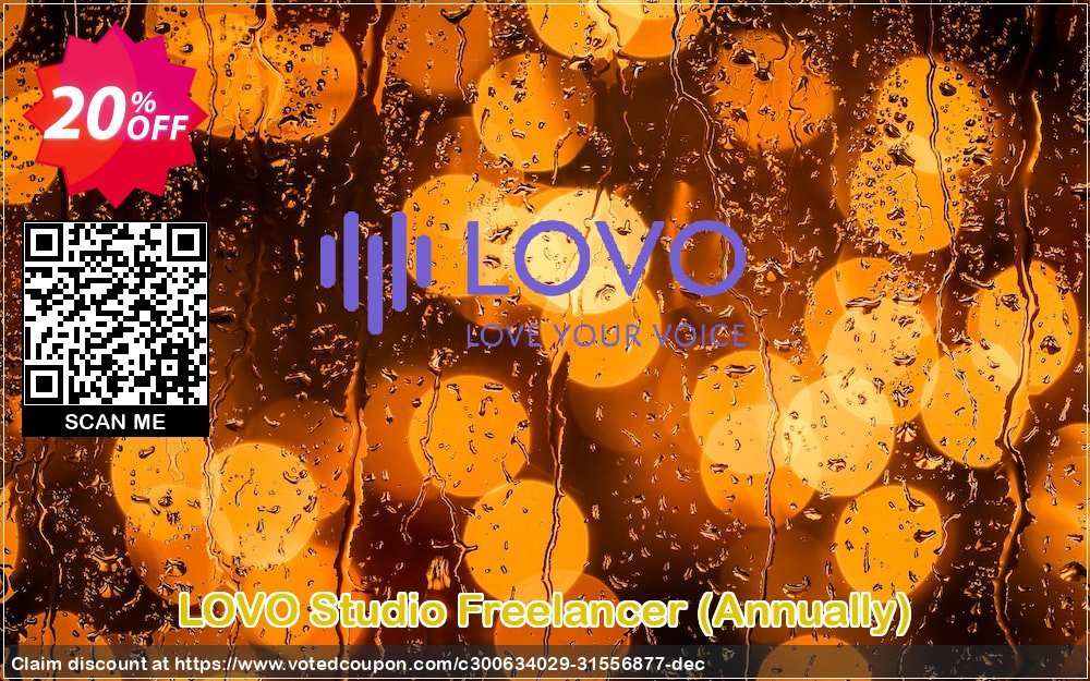 LOVO Studio Freelancer, Annually  Coupon Code Jun 2024, 20% OFF - VotedCoupon
