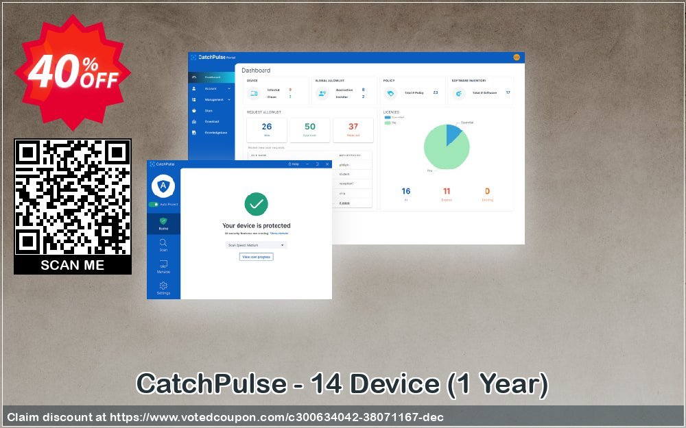 CatchPulse - 14 Device, Yearly  Coupon Code Jun 2024, 40% OFF - VotedCoupon