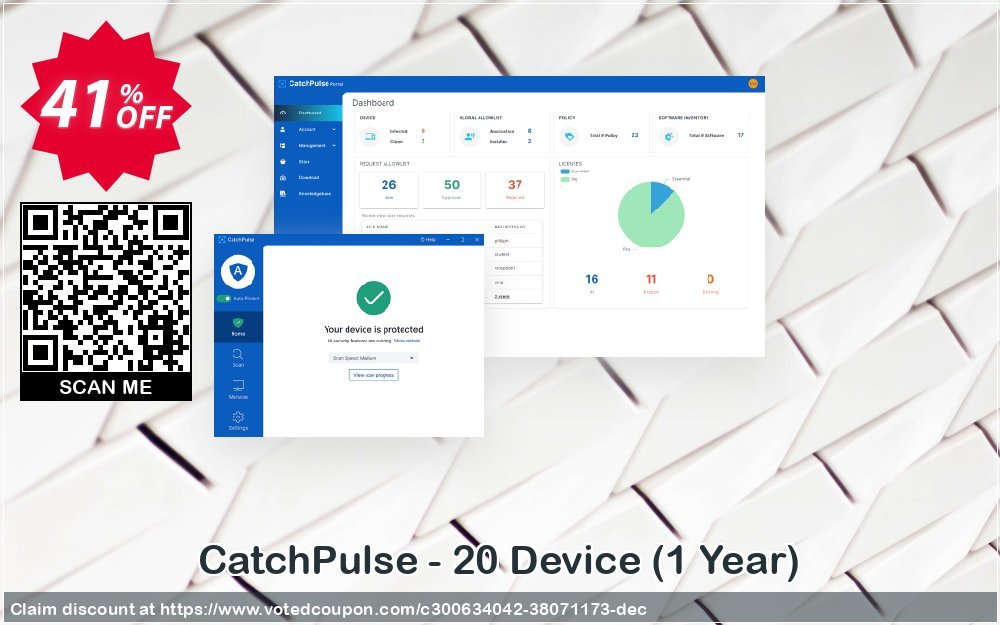 CatchPulse - 20 Device, Yearly  Coupon Code Jun 2024, 41% OFF - VotedCoupon