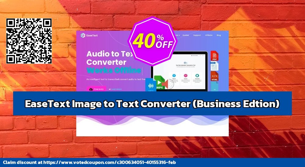 EaseText Image to Text Converter, Business Edtion  Coupon Code Jun 2024, 40% OFF - VotedCoupon