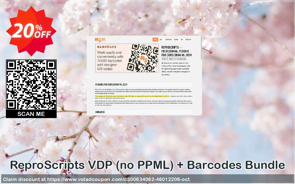 ReproScripts VDP, no PPML + Barcodes Bundle Coupon, discount ReproScripts VDP (no PPML) + Barcodes Bundle Stunning discount code 2025. Promotion: Stunning discount code of ReproScripts VDP (no PPML) + Barcodes Bundle 2024