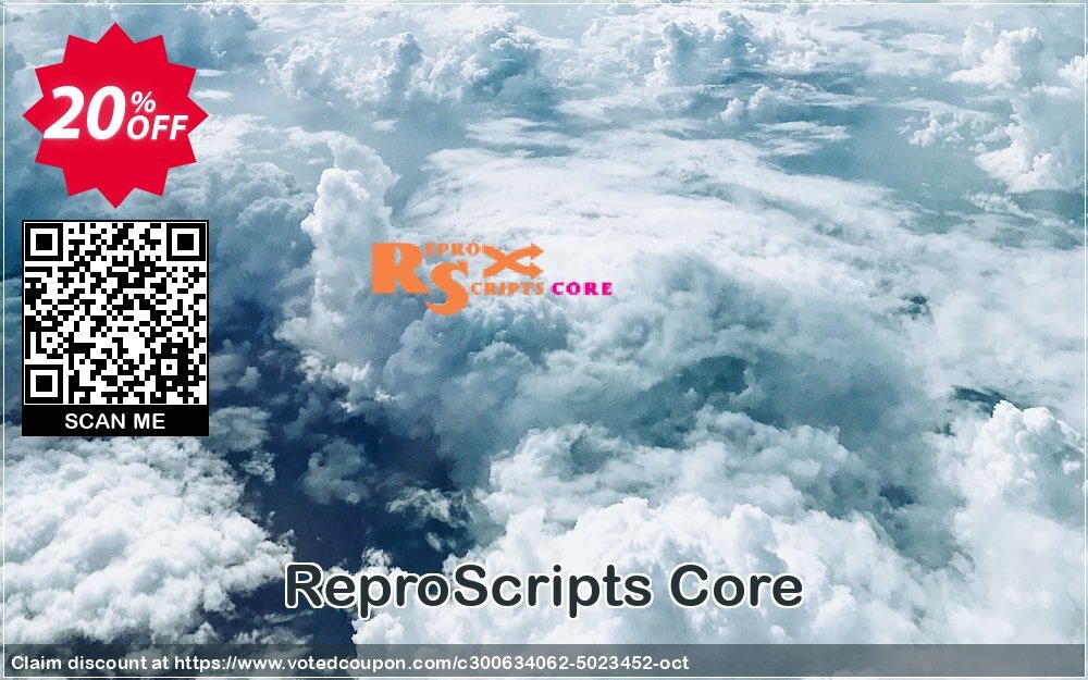 ReproScripts Core Coupon, discount ReproScripts Core Fearsome deals code 2024. Promotion: Fearsome deals code of ReproScripts Core 2024