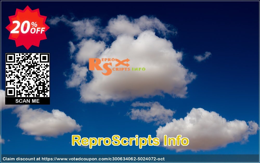 ReproScripts Info Coupon, discount ReproScripts Info Formidable discounts code 2025. Promotion: Formidable discounts code of ReproScripts Info 2024