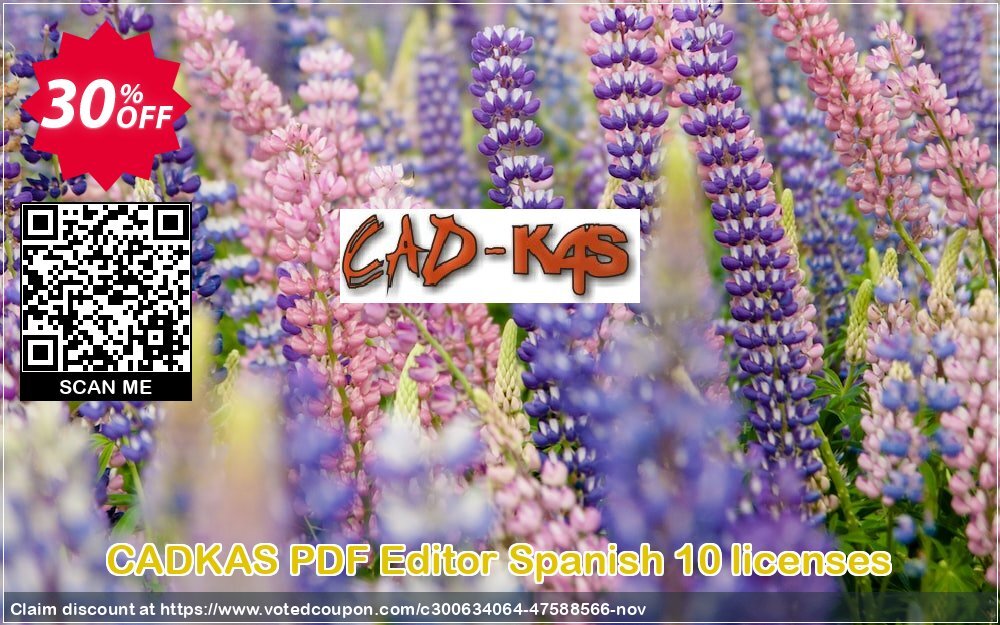 CADKAS PDF Editor Spanish 10 Plans Coupon Code Nov 2024, 30% OFF - VotedCoupon