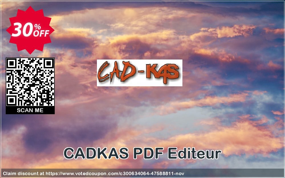 CADKAS PDF Editeur Coupon, discount PDF Editeur Staggering discounts code 2024. Promotion: Staggering discounts code of PDF Editeur 2024