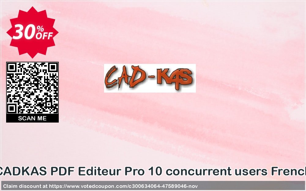 CADKAS PDF Editeur Pro 10 concurrent users French Coupon, discount PDF Editeur Pro 10 concurrent users French Fearsome offer code 2024. Promotion: Fearsome offer code of PDF Editeur Pro 10 concurrent users French 2024