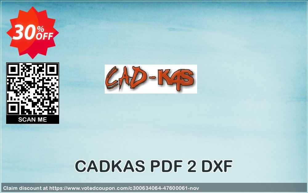 CADKAS PDF 2 DXF Coupon, discount PDF 2 DXF Impressive promotions code 2024. Promotion: Impressive promotions code of PDF 2 DXF 2024