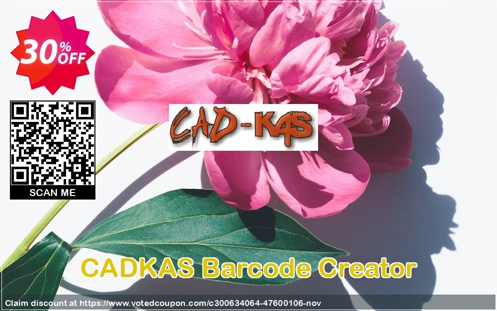 CADKAS Barcode Creator Coupon Code Nov 2024, 30% OFF - VotedCoupon