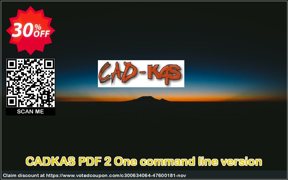 CADKAS PDF 2 One command line version Coupon, discount PDF 2 One command line version Marvelous sales code 2024. Promotion: Marvelous sales code of PDF 2 One command line version 2024