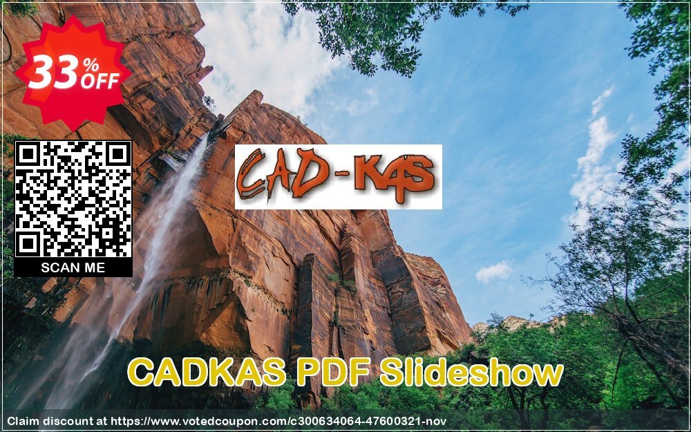 CADKAS PDF Slideshow Coupon, discount PDF Slideshow Awful sales code 2024. Promotion: Awful sales code of PDF Slideshow 2024