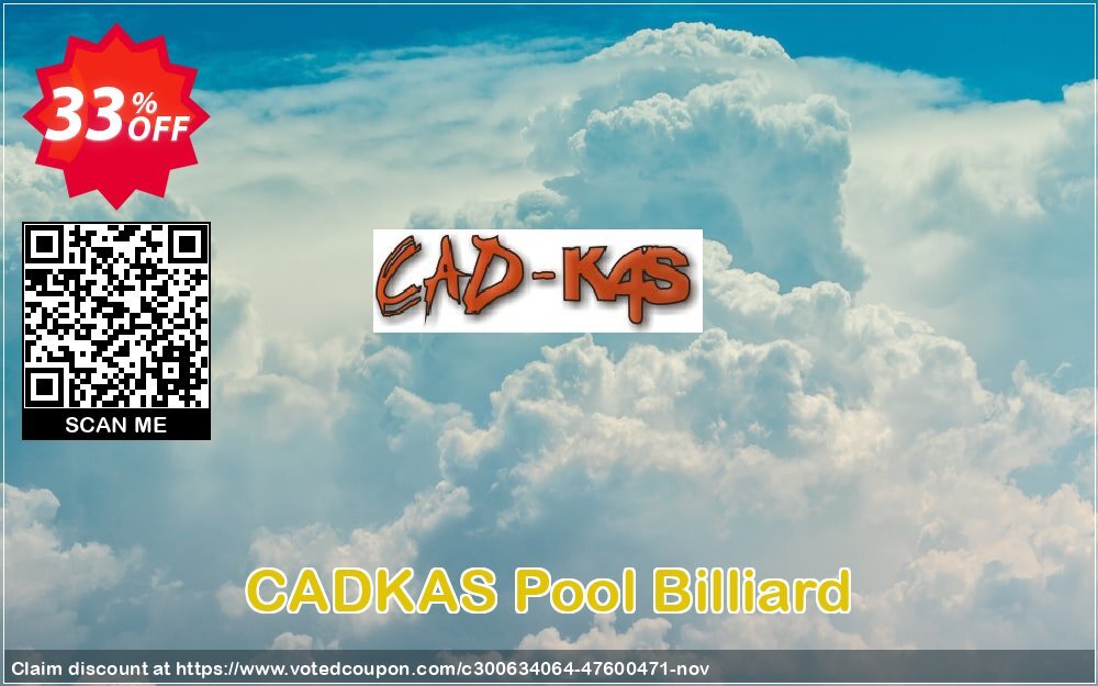 CADKAS Pool Billiard Coupon Code Nov 2024, 33% OFF - VotedCoupon