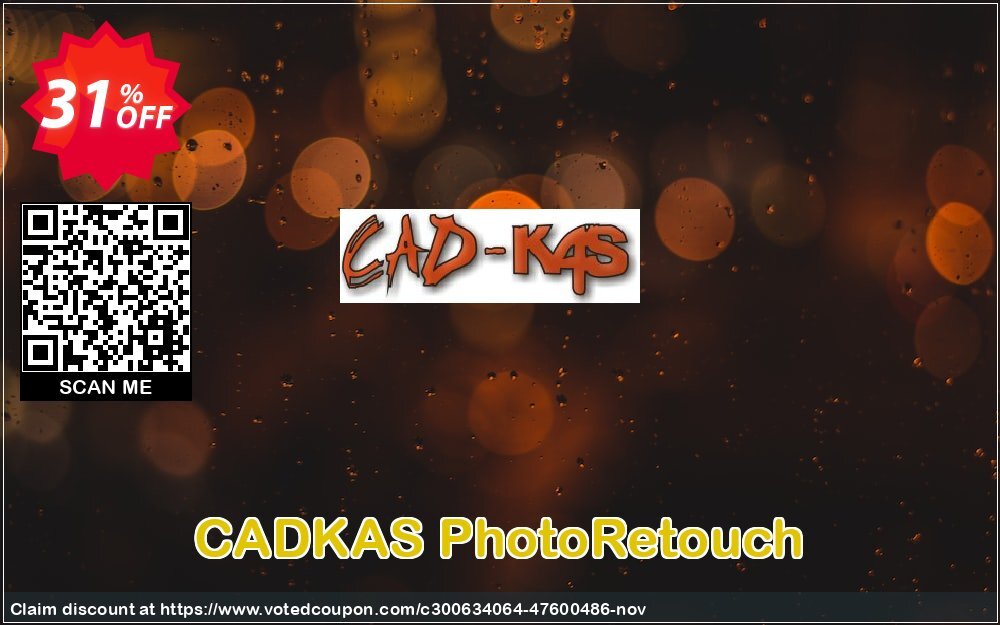 CADKAS PhotoRetouch Coupon Code Nov 2024, 31% OFF - VotedCoupon