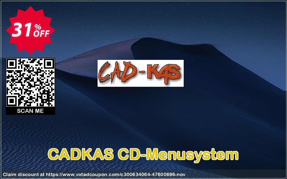 CADKAS CD-Menusystem Coupon, discount CD-Menusystem Special promo code 2024. Promotion: Special promo code of CD-Menusystem 2024