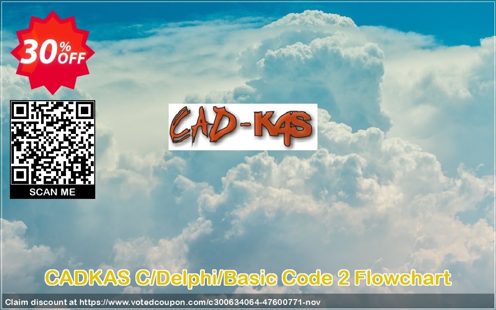 CADKAS C/Delphi/Basic Code 2 Flowchart Coupon, discount C/Delphi/Basic Code 2 Flowchart Staggering offer code 2024. Promotion: Staggering offer code of C/Delphi/Basic Code 2 Flowchart 2024