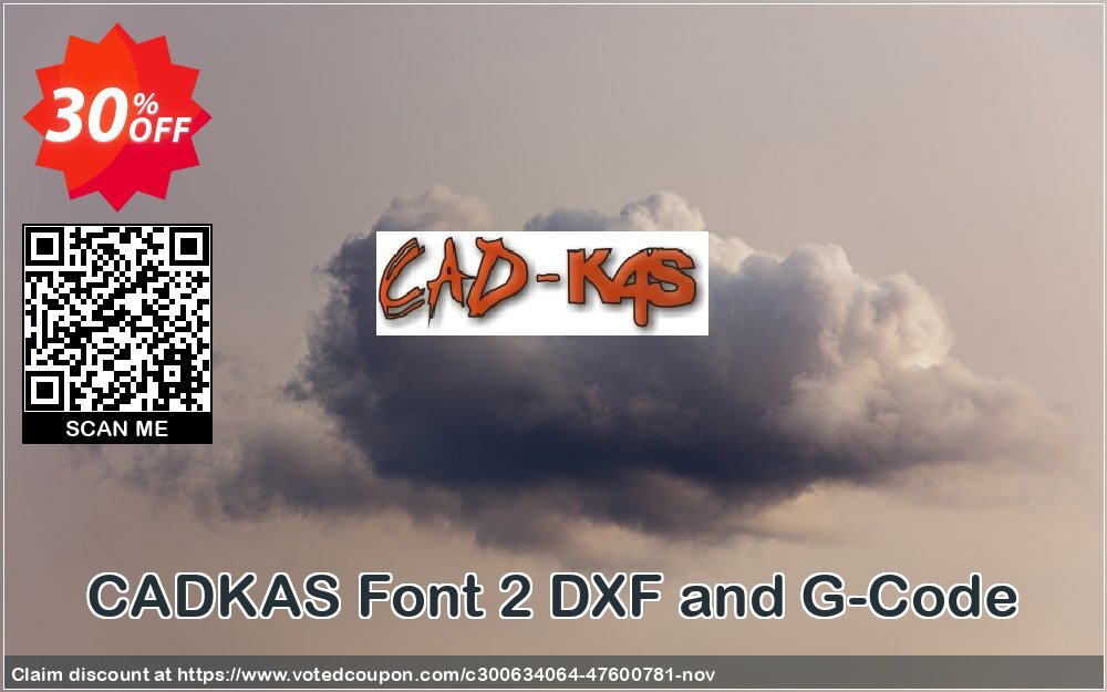 CADKAS Font 2 DXF and G-Code Coupon Code Nov 2024, 30% OFF - VotedCoupon