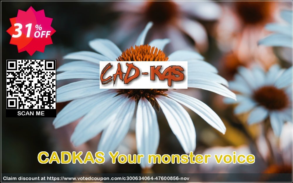 CADKAS Your monster voice Coupon, discount Your monster voice Hottest discount code 2024. Promotion: Hottest discount code of Your monster voice 2024