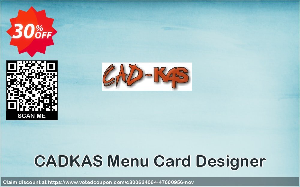 CADKAS Menu Card Designer Coupon Code Nov 2024, 30% OFF - VotedCoupon