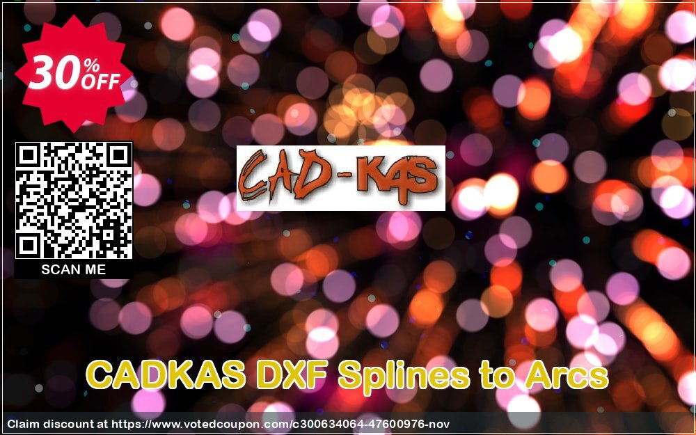 CADKAS DXF Splines to Arcs Coupon, discount DXF Splines to Arcs Amazing promo code 2024. Promotion: Amazing promo code of DXF Splines to Arcs 2024