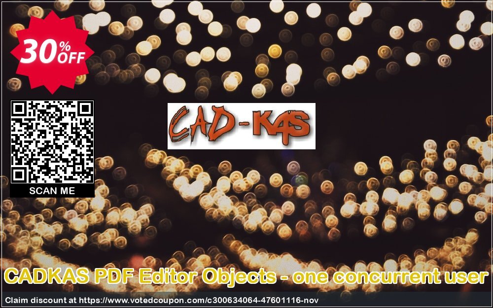 CADKAS PDF Editor Objects - one concurrent user Coupon Code Nov 2024, 30% OFF - VotedCoupon