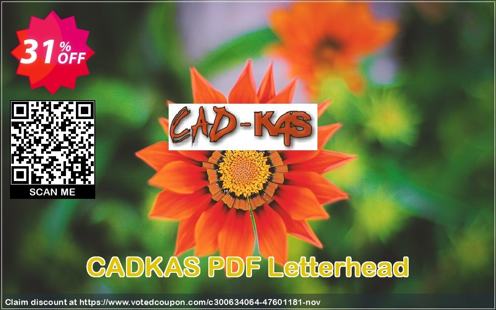 CADKAS PDF Letterhead Coupon, discount PDF Letterhead Awesome promotions code 2024. Promotion: Awesome promotions code of PDF Letterhead 2024