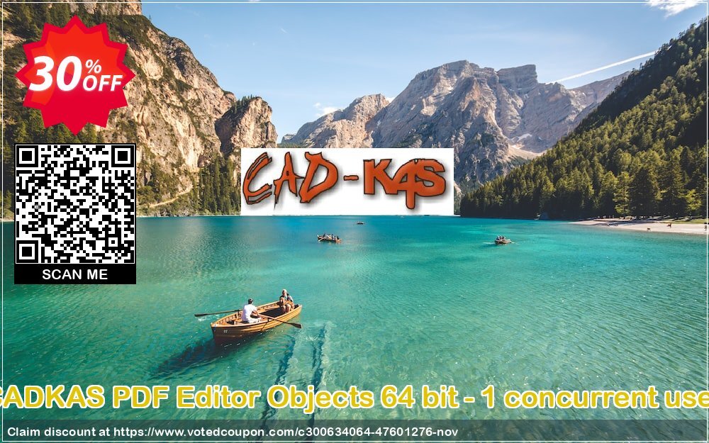 CADKAS PDF Editor Objects 64 bit - 1 concurrent user Coupon Code Nov 2024, 30% OFF - VotedCoupon