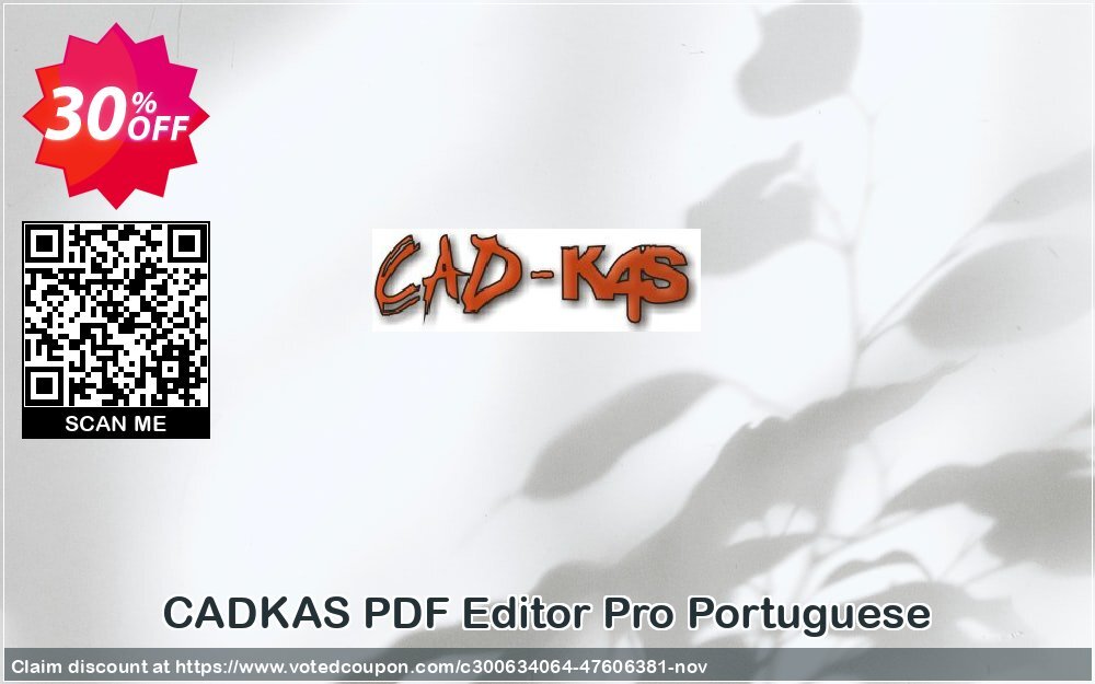 CADKAS PDF Editor Pro Portuguese Coupon, discount PDF Editor Pro Portuguese Amazing discounts code 2024. Promotion: Amazing discounts code of PDF Editor Pro Portuguese 2024