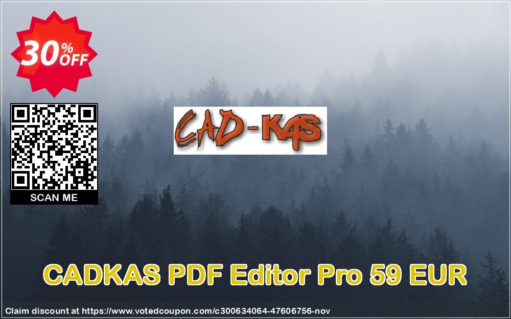 CADKAS PDF Editor Pro 59 EUR Coupon Code Nov 2024, 30% OFF - VotedCoupon