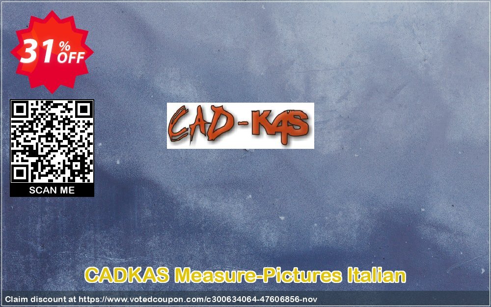 CADKAS Measure-Pictures Italian Coupon, discount Measure-Pictures Italian Super promo code 2024. Promotion: Super promo code of Measure-Pictures Italian 2024