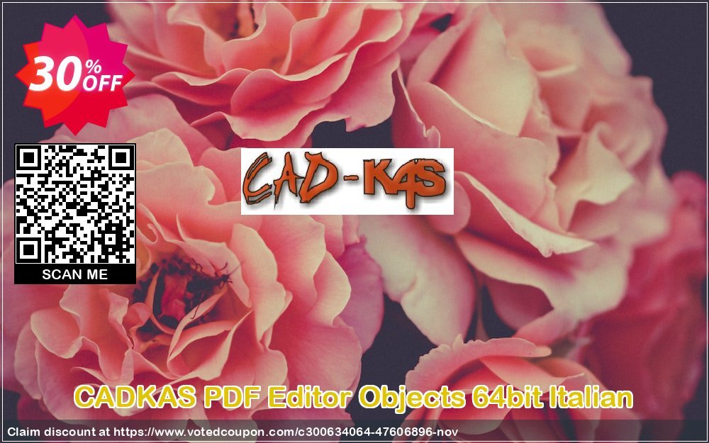 CADKAS PDF Editor Objects 64bit Italian Coupon, discount PDF Editor Objects 64bit Italian Excellent offer code 2024. Promotion: Excellent offer code of PDF Editor Objects 64bit Italian 2024