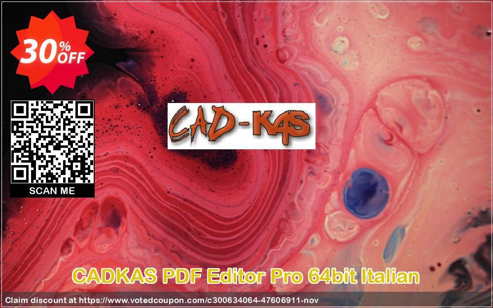 CADKAS PDF Editor Pro 64bit Italian Coupon, discount PDF Editor Pro 64bit Italian Stunning discount code 2024. Promotion: Stunning discount code of PDF Editor Pro 64bit Italian 2024