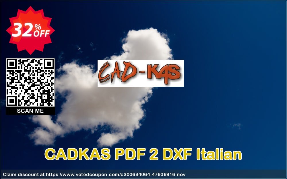 CADKAS PDF 2 DXF Italian Coupon, discount PDF 2 DXF Italian Formidable deals code 2024. Promotion: Formidable deals code of PDF 2 DXF Italian 2024