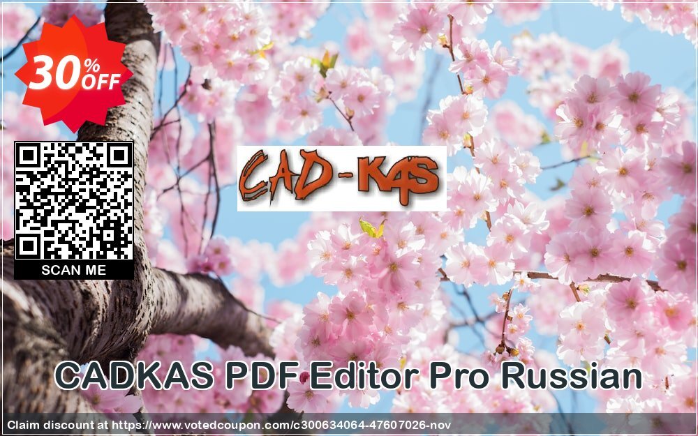 CADKAS PDF Editor Pro Russian Coupon Code Nov 2024, 30% OFF - VotedCoupon