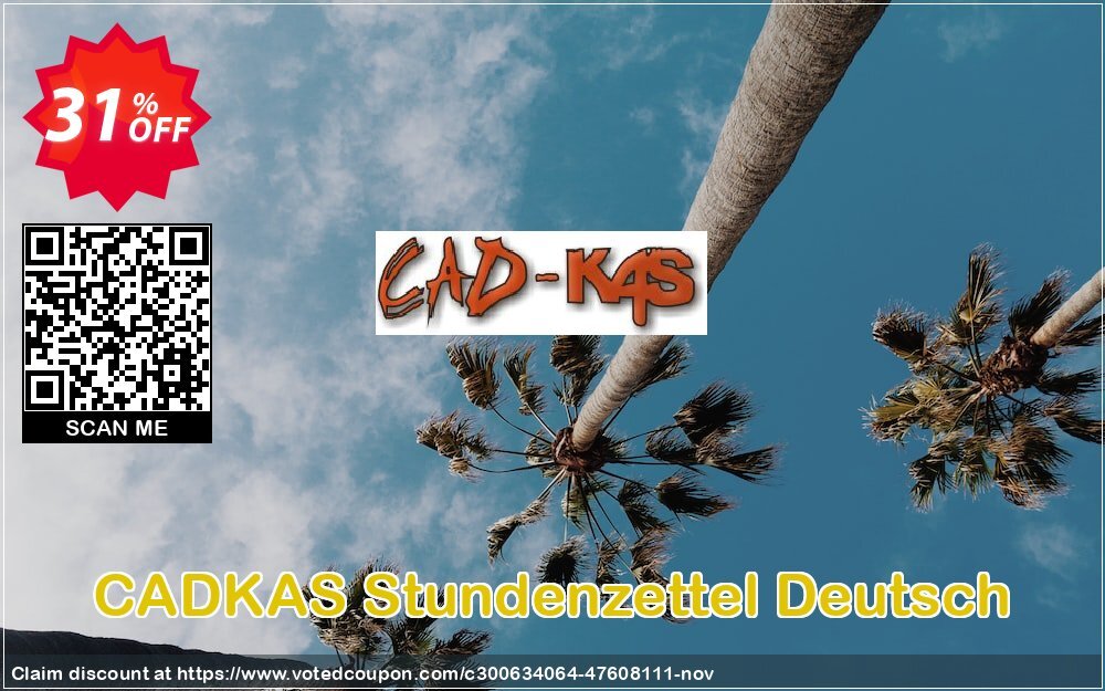 CADKAS Stundenzettel Deutsch Coupon Code Nov 2024, 31% OFF - VotedCoupon