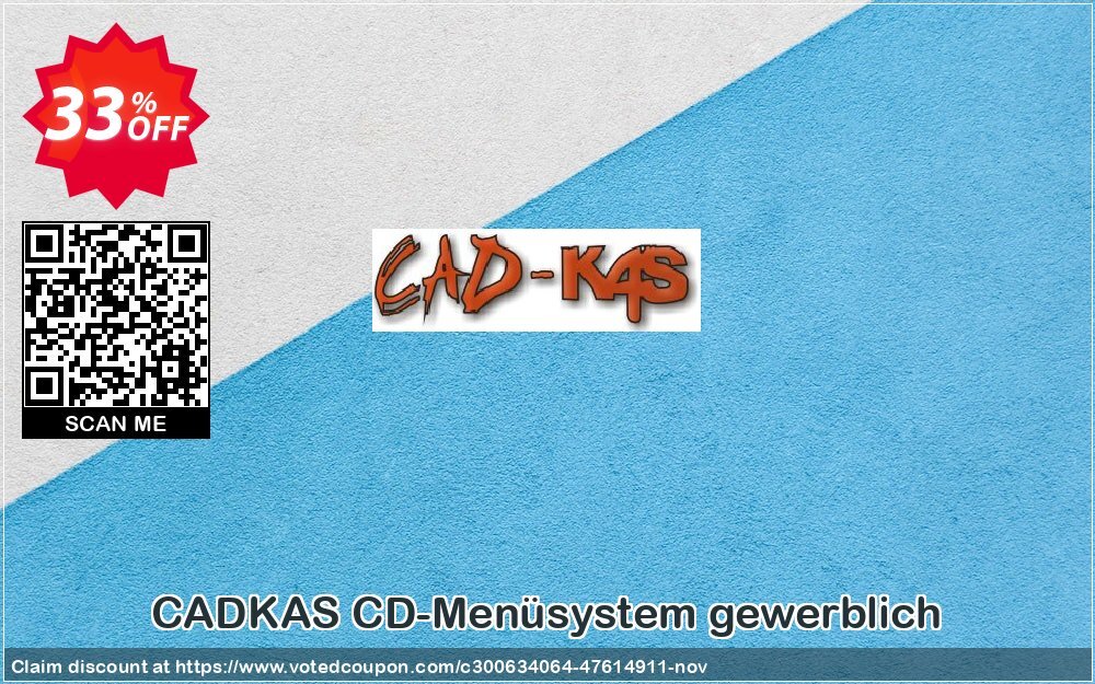 CADKAS CD-Menüsystem gewerblich Coupon, discount CD-Menüsystem gewerblich Exclusive offer code 2024. Promotion: Exclusive offer code of CD-Menüsystem gewerblich 2024