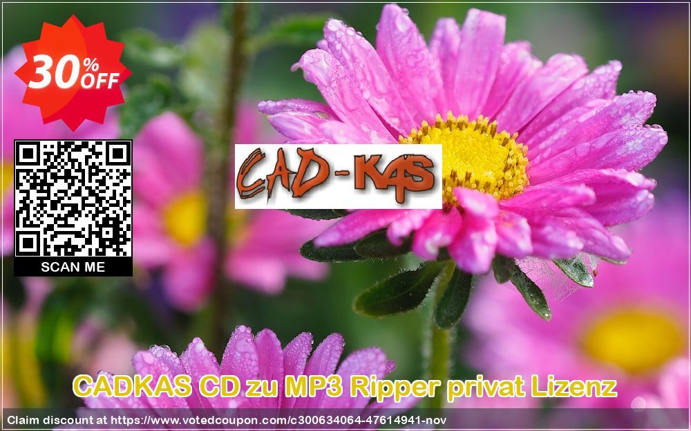 CADKAS CD zu MP3 Ripper privat Lizenz Coupon Code Nov 2024, 30% OFF - VotedCoupon