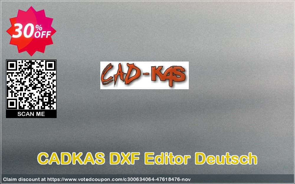 CADKAS DXF Editor Deutsch Coupon, discount DXF Editor Deutsch Exclusive promo code 2024. Promotion: Exclusive promo code of DXF Editor Deutsch 2024