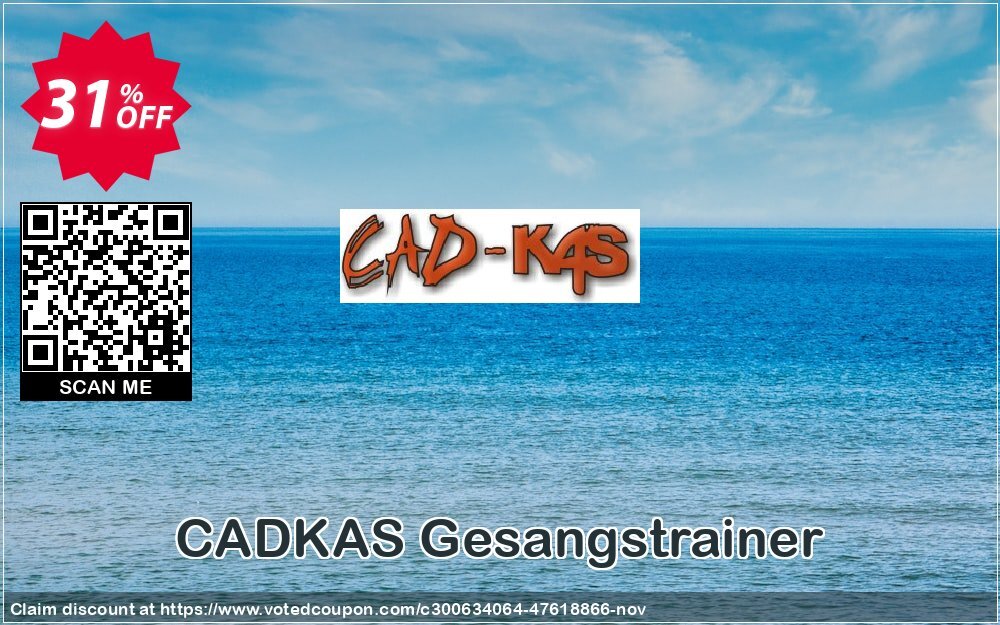 CADKAS Gesangstrainer Coupon Code Nov 2024, 31% OFF - VotedCoupon