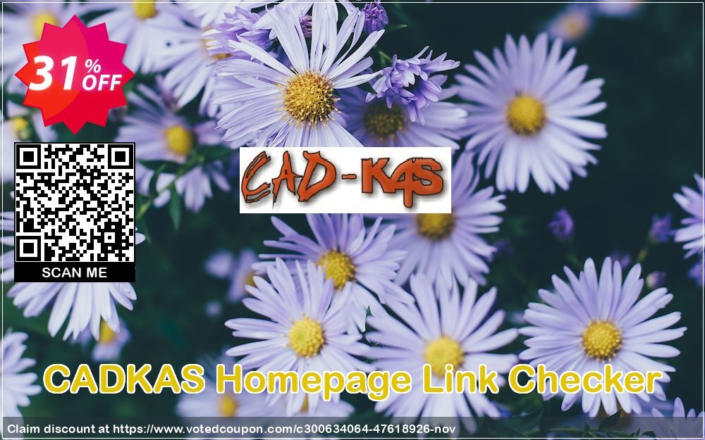 CADKAS Homepage Link Checker Coupon, discount Homepage Link Checker Marvelous promotions code 2024. Promotion: Marvelous promotions code of Homepage Link Checker 2024