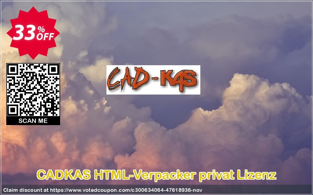 CADKAS HTML-Verpacker privat Lizenz Coupon, discount HTML-Verpacker privat Lizenz Exclusive offer code 2024. Promotion: Exclusive offer code of HTML-Verpacker privat Lizenz 2024