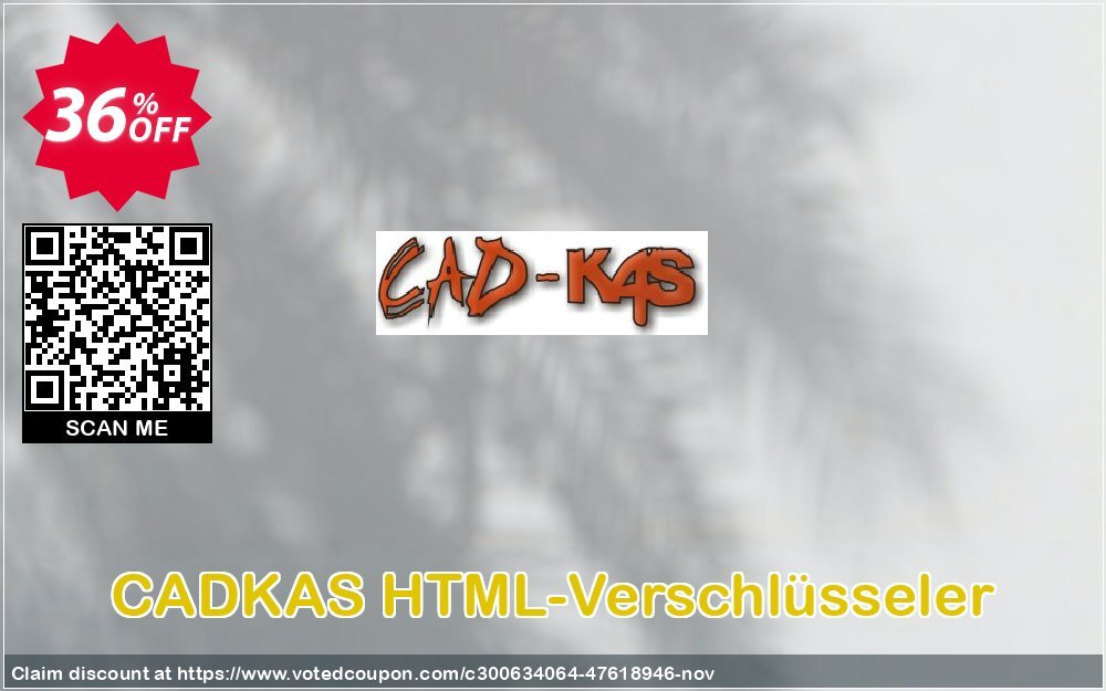 CADKAS HTML-Verschlüsseler Coupon Code Nov 2024, 36% OFF - VotedCoupon