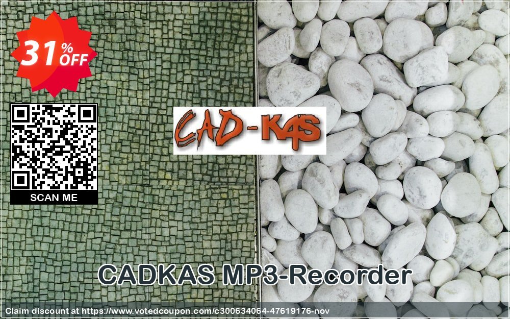 CADKAS MP3-Recorder Coupon, discount MP3-Recorder Fearsome promo code 2024. Promotion: Fearsome promo code of MP3-Recorder 2024