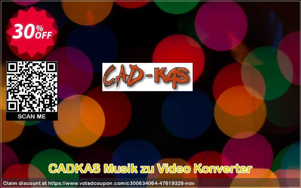 CADKAS Musik zu Video Konverter Coupon Code Nov 2024, 30% OFF - VotedCoupon