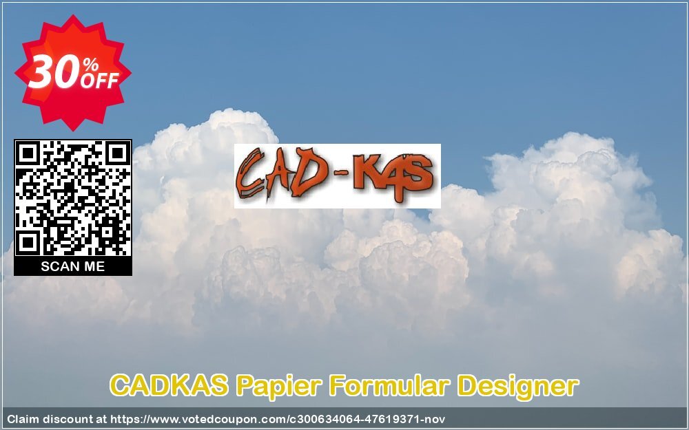 CADKAS Papier Formular Designer Coupon, discount Papier Formular Designer Hottest discount code 2024. Promotion: Hottest discount code of Papier Formular Designer 2024