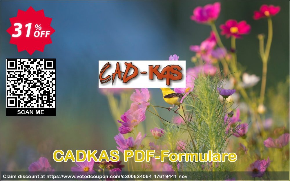 CADKAS PDF-Formulare Coupon, discount PDF-Formulare Special discount code 2024. Promotion: Special discount code of PDF-Formulare 2024