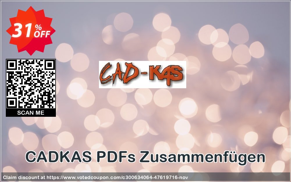 CADKAS PDFs Zusammenfügen Coupon Code Nov 2024, 31% OFF - VotedCoupon