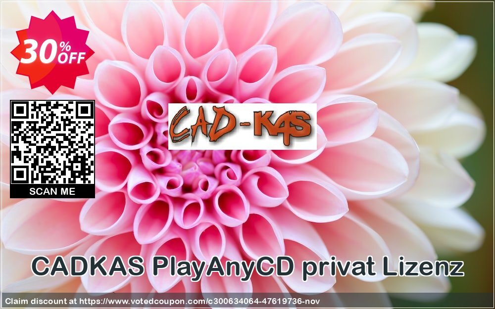 CADKAS PlayAnyCD privat Lizenz Coupon, discount PlayAnyCD privat Lizenz Super promo code 2024. Promotion: Super promo code of PlayAnyCD privat Lizenz 2024