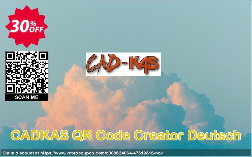 CADKAS QR Code Creator Deutsch Coupon Code Nov 2024, 30% OFF - VotedCoupon