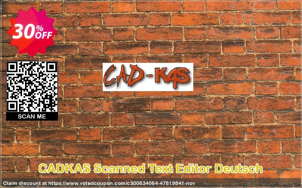 CADKAS Scanned Text Editor Deutsch Coupon, discount Scanned Text Editor Deutsch Impressive promo code 2024. Promotion: Impressive promo code of Scanned Text Editor Deutsch 2024