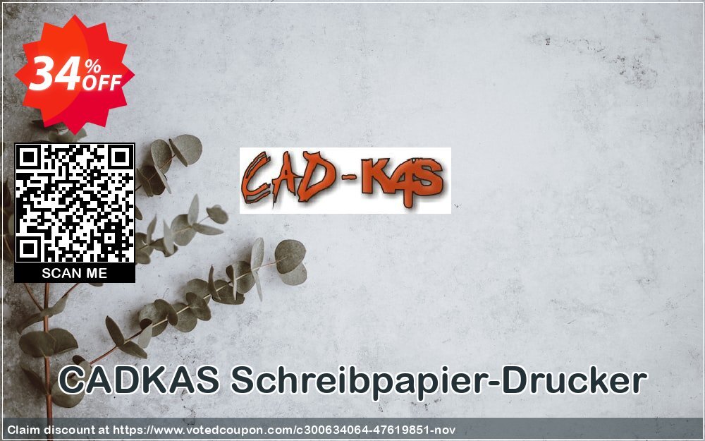 CADKAS Schreibpapier-Drucker Coupon Code Nov 2024, 34% OFF - VotedCoupon